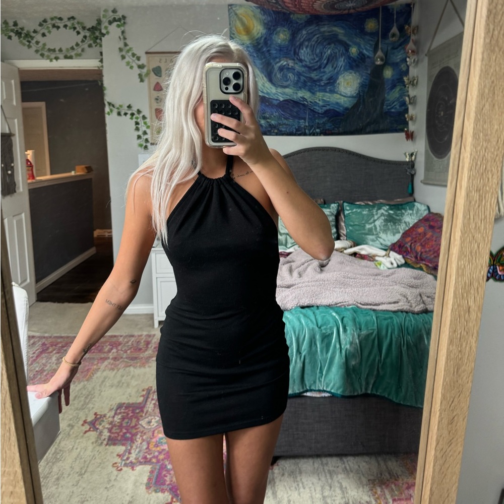 Shein Black Bodycon Dress